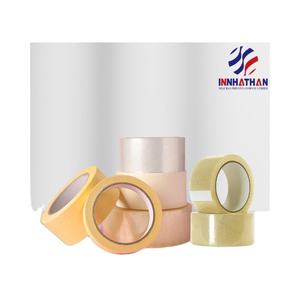 Premium <b>Clear</b> <b>Tape</b> Water Activated Adhesive Acrylic Bopp Waterproof Transparent Yellow Color Custom Size Packing <b>Tape</b> Factory - Product Image 5