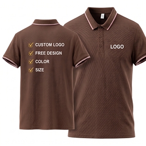 เสื้อโปโลพร้อมตัวเลือกการปรับแต่งแบบเต็มรูปแบบ ผ้าเจอร์ซีย์คอตตอน PK เหมาะสำหรับฤดูร้อน เสื้อโปโลผู้ชายเนื้อผ้าบางเบา ระบายอากาศได้ดี - Product Image 5