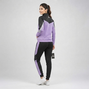 <b>Women</b> Tracksuit Premium Activewear Set Breathable Stretch Fabric Jacket And Pants Built For Fitness Training Walking And <b>Leisure</b> - Product Image 3