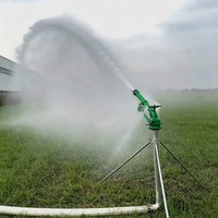 Pistolet d'arrosage à jet longue portée réglable de 70 mm, arroseur à grande portée, arroseur rotatif à 360 degrés, arroseur d'irrigation agricole