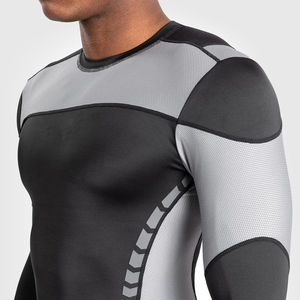 Camiseta Deportiva Transpirable Clásica de Manga Larga, Ajustada al Cuerpo, Camiseta de Compresión para Hombre, para Gimnasio, Entrenamiento, Fitness, Capa Base - Product Image 5