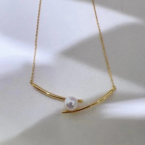 Collar con Colgante de Perlas de Agua Dulce de Lujo, 7-8 mm, Temperamento Femenino, con Cadena de Clavícula S925 - Product Image 2