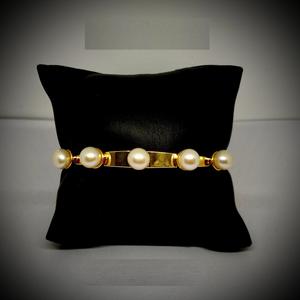 Pulsera de Perlas del Mar del Sur de Lujo con Engaste de Oro Sólido de 14K, Joyería Fina de Alta Gama, Regalo para Bodas y Celebraciones Formales - Product Image 1