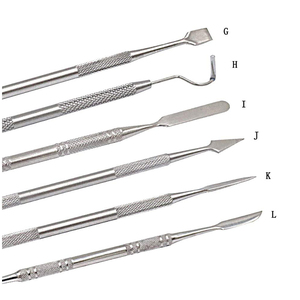 Professional 12 Pcs Dental <b>Wax</b> Carving Tools Set German Stainless Steel Plaque <b>Remover</b> Teeth Cleaning Hygiene <b>Kit</b> - Product Image 5