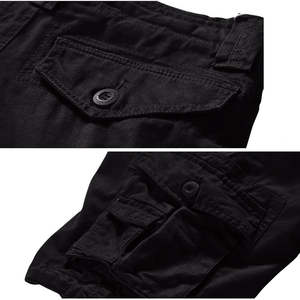 Pantalones Cortos Cargo de Primera Calidad para Hombre, 100% Algodón, para Verano, Secado Rápido, Largo hasta la Rodilla, Logotipo Personalizado, Transpirables - Product Image 5