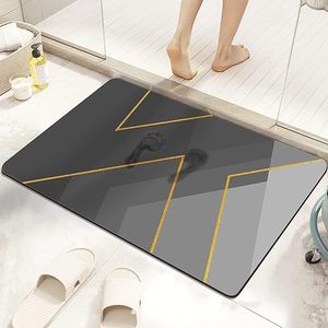 Tapis de bain personnalisé Graceline en nouveaux matériaux, absorbant l'eau, antidérapant, en terre de diatomée - Product Image 6