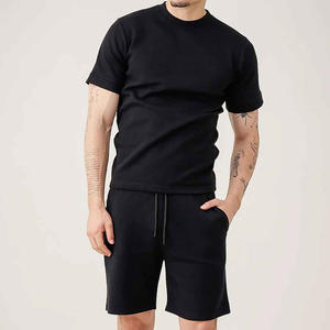 Conjunto de Camisa y Pantalones Cortos de Verano para Hombre, Ligero, Estilo Hip Hop, Personalizable, en Tela Suave, Tallas Disponibles en Línea, Estampado Sólido, Precio Razonable - Product Image 6