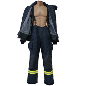 Safety Coverall Suit Work Wear <b>Builder</b> Working Bibs With Reflective Tapes Factory Manufacturing Production Working Suit - Product Image 4