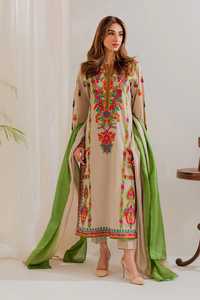 Conjunto de Kurta Tradicional Bordado para Mujer, Ropa Casual de Invierno para Mujer, Ideal para Fiestas Familiares y Uso en la Oficina, India, Pakistán - Product Image 3