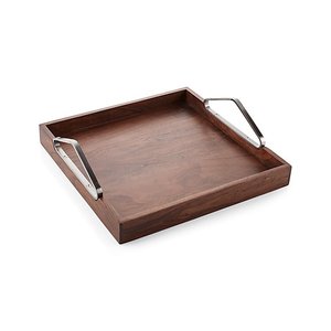 Plateaux ronds en aluminium pour servir et plateaux de service ronds plaqués or - Product Image 5