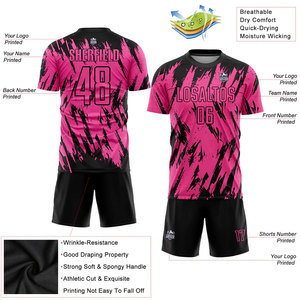 Custom <b>Camouflage</b> Soccer Jersey Short Sleeve Crew Neck Sublimation Print Unisex Adult Quick Dry Polyester Sport Shirt - Product Image 5