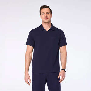 Nuevo Estilo de Uniforme Médico con Cierre de Cremallera, Conjunto de Blusa y Pantalones Deportivos Elásticos para Enfermeras, Venta al Por Mayor - Product Image 2