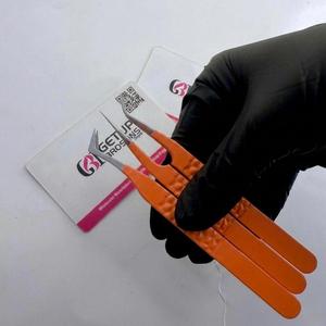 Pinzas para Pestañas GETUP BROSONS IMPEX Rectas/45°/Curvadas, Profesionales, Duraderas, de Acero Inoxidable, Antimagnéticas, Antiestáticas, con Punta Lisa - Product Image 4