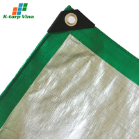 Bâche en polyéthylène PE, bâche en plastique avec œillets, coins renforcés pour couverture et protection extérieure