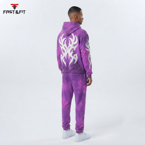 Winter <b>Plus</b> <b>Size</b> <b>Jogger</b> <b>Set</b> Quick Dry Breathable Running Gym Distressed Embroidery Letter Design Sport Track Suit - Product Image 6