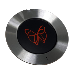 Plaque signalétique de luxe en métal irrégulier plaqué aluminium, étiquette adhésive personnalisée sérigraphiée étanche, marque CALA - Product Image 2