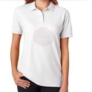 เสื้อโปโลคลาสสิกสำหรับผู้หญิง ผลิตจากผ้าคอตตอนผสมคุณภาพสูง สัมผัสนุ่ม กระดุมติดแบบติดกระดุม และดีไซน์ระบายอากาศได้ดี เหมาะสำหรับใส่ทำงานประจำวัน - Product Image 5