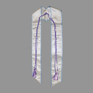 High Quality Graduation Cords Eco-Friendly Waterproof Solid Color <b>Polyester</b> <b>Yarn</b> Twisted Graduation Cords Custom Color Garments - Product Image 1