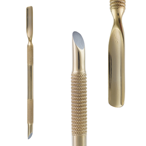 High Quality Reusable Dual-End Double Head Cuticle Pusher Manicure Nail Care Tools Stainless Steel Customized Logo Eco-Friendly - Product Image 2