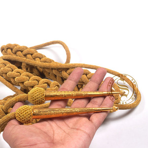 Cordons Aiguillette de Qualité Supérieure, Couleur Personnalisée, Fil Métallique, pour Uniformes Cérémoniels - Product Image 1