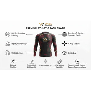 Wholesale Half Sleeve Custom Printed BJJ & MMA <b>Men's</b> Rash guard Solid Color Sportswear at Wholesale Price <b>Compression</b> <b>Shirt</b> - Product Image 6