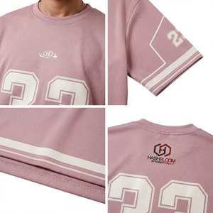 Camiseta Deportiva Hashbloom International Personalizada, Extra Grande, de Manga Corta, 100% Poliéster, Estilo Urbano, para Hombre, Talla Grande - Product Image 4