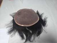 Prothèse capillaire homme bouclée en cheveux humains Remy indiens, entièrement en dentelle transparente HD, densité 100%, longueur courte, nœuds blanchis, toutes couleurs TAZ HAIR