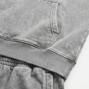 Cotton Material Made Acid Wash Tracksuit <b>For</b> Men Vintage Stylish <b>Hip</b> Hop Flared Tracksuits Active Workout Apparel - Product Image 5