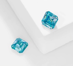 ผู้ผลิตเพชรเลี้ยงในห้องปฏิบัติการ 2.5 กะรัต ทรง Asscher สีน้ำเงินแฟนซี VVS2 รับรองโดย IGI ผลิตด้วยวิธี CVD 3EX สำหรับผู้ค้าและผู้นำเข้าเพชรระดับโลกแบบ B2B - Product Image 3