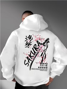 Sweat-shirt décontracté unisexe personnalisé pour l'automne, avec design graphique imprimé en sérigraphie, en molleton de coton doux - Product Image 2