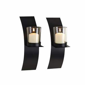 Applique Murale en Verre et Métal Noir, Cadre Circulaire, Design Minimaliste, Fixation Sécurisée, Lumière Chaude, Décoration Intérieure Élégante – Meilleure Vente - Product Image 4