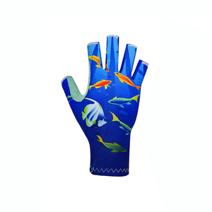 Guantes de pesca transpirables y flexibles diseñados para máxima comodidad y agarre, perfectos para viajes de pesca en climas cálidos. - Product Image 2