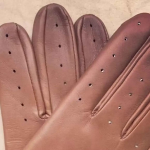 High Quality Sheep Skin Material Leather Fashion <b>Gloves</b> for Winter <b>Warm</b> Outdoor Casual Wear and Sports Party Applicable - Product Image 3