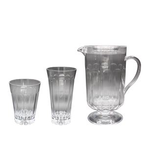 Acrylic Plastic 12 Faceted Drink Ware Tumblers - Product Image 1