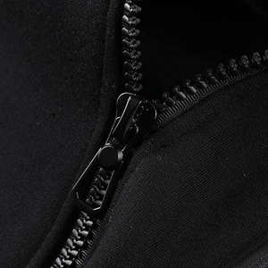 Nueva Llegada, Sudaderas con Capucha Casuales para Hombre, Sudaderas de Invierno de Alta Calidad, con Cierre, de Algodón, en Color Negro y Gris, MOQ Bajo - Product Image 4