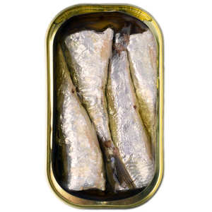 Sardinas Enlatadas de Alta Calidad 100% Naturales en Aceite Vegetal y Salmuera, Origen Lampang, 0.125 kg, 24 Meses de Caducidad - Product Image 1