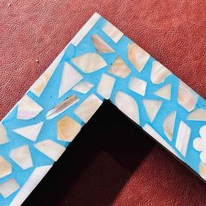 Cadre photo en résine de luxe personnalisé |   Cadre photo moderne en époxy fait main pour mariage, anniversaire et cadeaux - Product Image 5