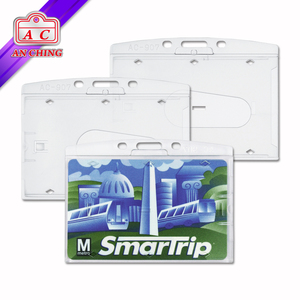 <b>Plastic</b> Business Single Card Name Badge Holder - Product Image 2