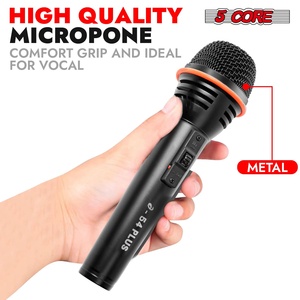 Micrófono Dinámico de 5 Núcleos, Micrófono XLR para Karaoke, Canto y Estudio, Micrófono de Mano - Product Image 6