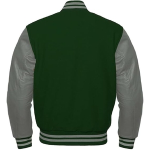 Custom Manufacturer High Quality Canvas Letterman Varsity Jackets <b>Men</b> Custom Jacket with Front Logo - Product Image 2