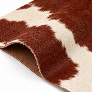Custom Mens Rosewood <b>Cream</b> <b>Hair</b> On Cowhide Western Jacket <b>Straight</b> Yoke Cowboy Ranch Coat OEM Wholesale Manufacturer Premium B2B - Product Image 6
