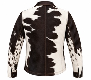 Veste en cuir de vache véritable pour femme, faite à la main, haut de gamme, en cuir de vachette pleine fleur, manteau de mode personnalisé - Product Image 3