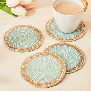 Needlework Embroidery Beaded <b>Table</b> <b>Coaster</b> for Tabletop and Kitchen Home Decor Mat Top Quality Product at Very Low Price - Product Image 6