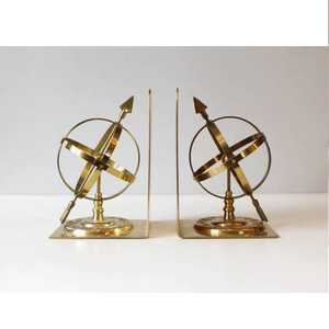 Wood and Brass Anchor <b>Bell</b> Bookends Handmade Nautical Style Artistic Book Holder Pair Eco Friendly Rustic Wooden Cr - Product Image 5