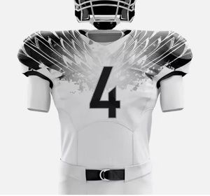 เสื้อฟุตบอลอเมริกันปักลายสำหรับผู้ชายราคาส่งถูก ชุดยูนิฟอร์มรักบี้คุณภาพสูง ชุดกีฬา 2 ชิ้นคุณภาพสูง - Product Image 5