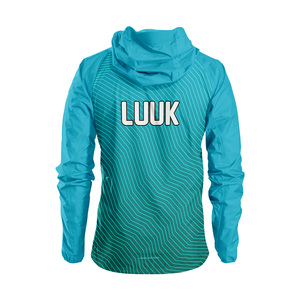 Chaqueta Cortavientos con Capucha Personalizada para Hombre, Cierre de Cremallera, 100% Nailon, Ecológica, Impermeable, Transpirable, Estilo Casual Urbano - Product Image 2