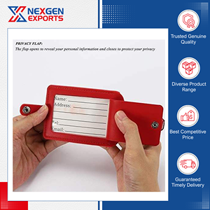 Distributeur mondial vendant des étiquettes en cuir PU de qualité supérieure, écologiques, faites à la main, lavables et personnalisables pour chaussures, sacs et vêtements - Product Image 4