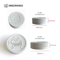 Bouteilles en plastique HDPE de qualité supérieure, à épaule plate, de 60 ml, 150 ml, 175 ml, 500 ml, avec bouchon CR, pour l'emballage de compléments alimentaires, vente en gros/OEM