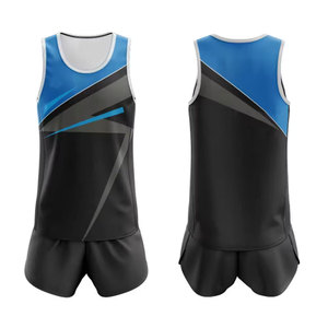 Unisex Sublimated Track Vest With Flag Print Quick Dry Athletic Sleeveless Tank <b>Top</b> For Adults All Seasons - Product Image 4