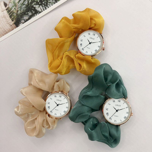 Nouvelles montres à quartz pour femmes, montre à ruban de mode, bandeau foulard, montre décontractée pour soirée - Product Image 4